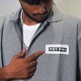 Inherited Postures UNISEX Cropped-Fit Patchwork Shirt