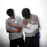 Inherited Postures UNISEX Cropped-Fit Patchwork Shirt