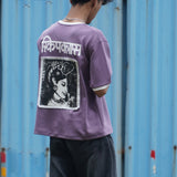 Skip Class Cropped Unisex Ringer Tee